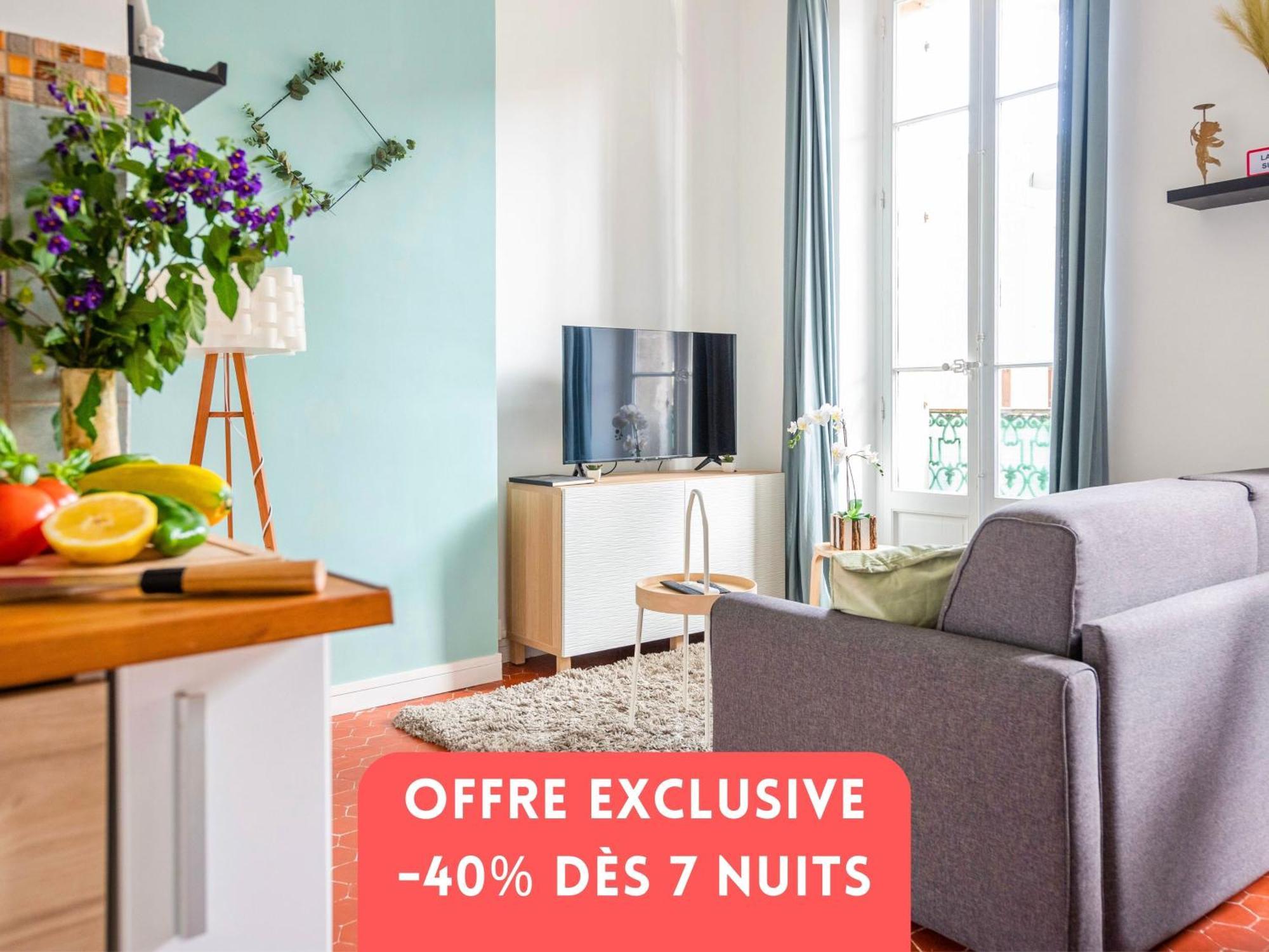 Bao Location - Ideal Pro & Couple - Animaux Acceptes - 5Min A Pied Centre Ville & Port - Commerces - Plages 1,9Km - Parking Gratuit - Wifi Hd Ла Сен-сюр-Мер Екстериор снимка