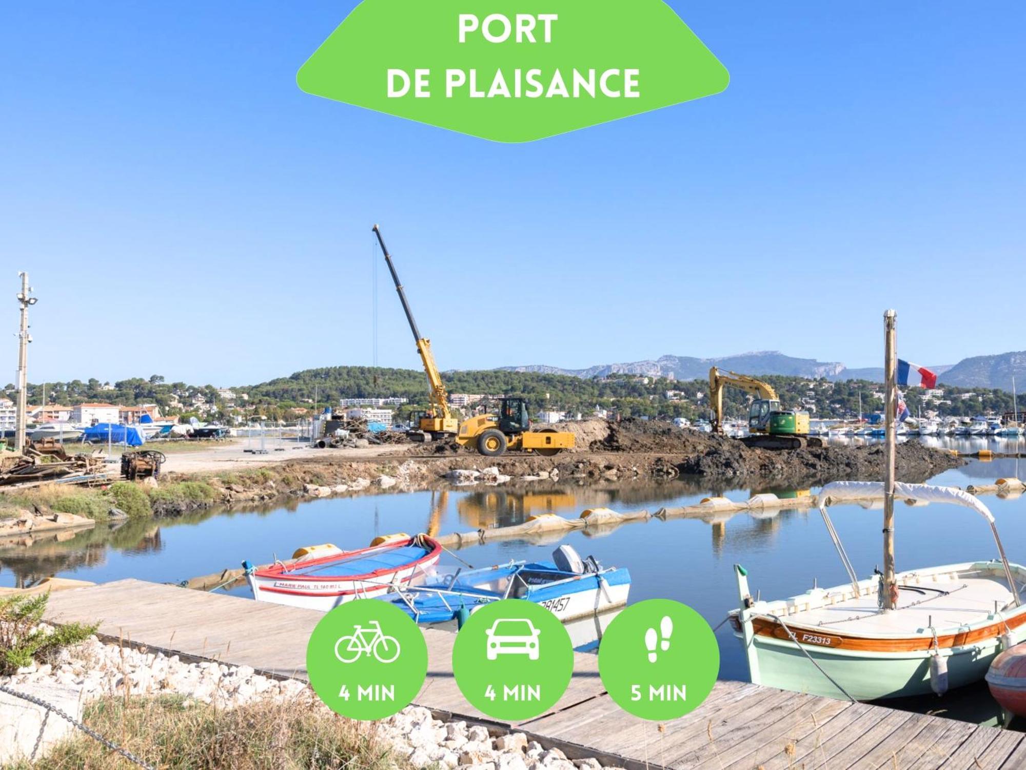 Bao Location - Ideal Pro & Couple - Animaux Acceptes - 5Min A Pied Centre Ville & Port - Commerces - Plages 1,9Km - Parking Gratuit - Wifi Hd Ла Сен-сюр-Мер Екстериор снимка